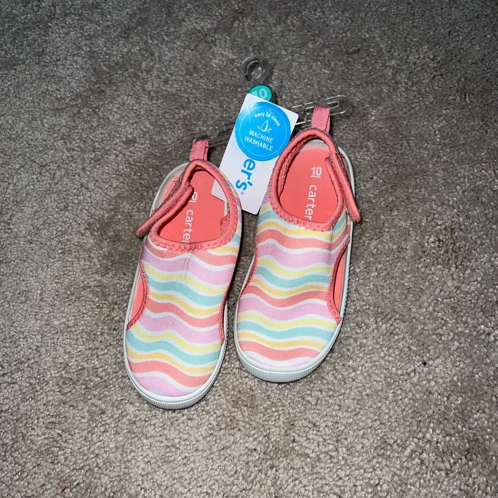 New Carters Girls Colorful Water Shoes